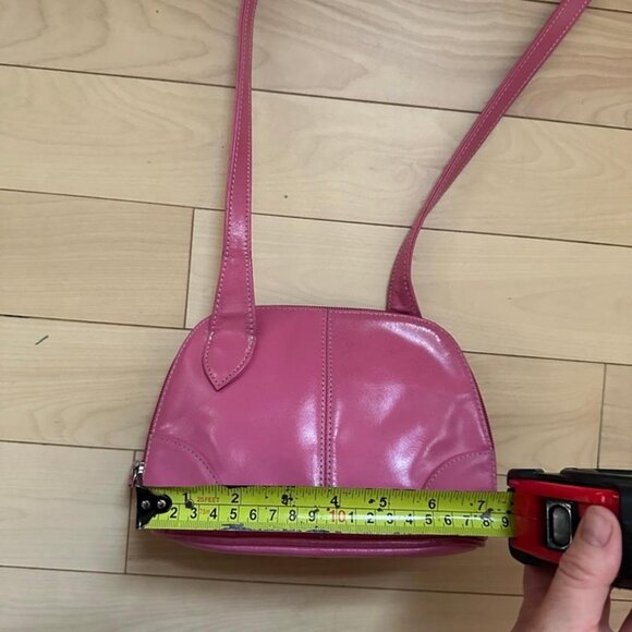 Vintage Wilsons Leather Maxima Shoulder Bag – 90s Hot Pink Leather – Rare Find - Picture 5 of 8